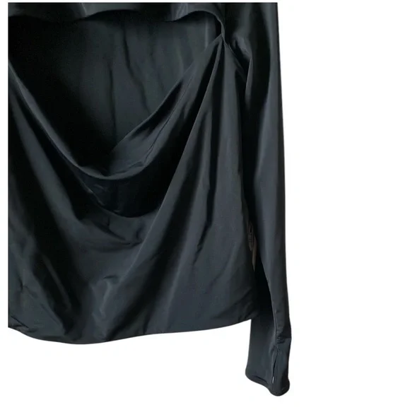 MUGLER x H&M Super-fitted Elegant Black Cut-Out Jersey Shirt Men’s Size 3XL - Picture 11 of 13